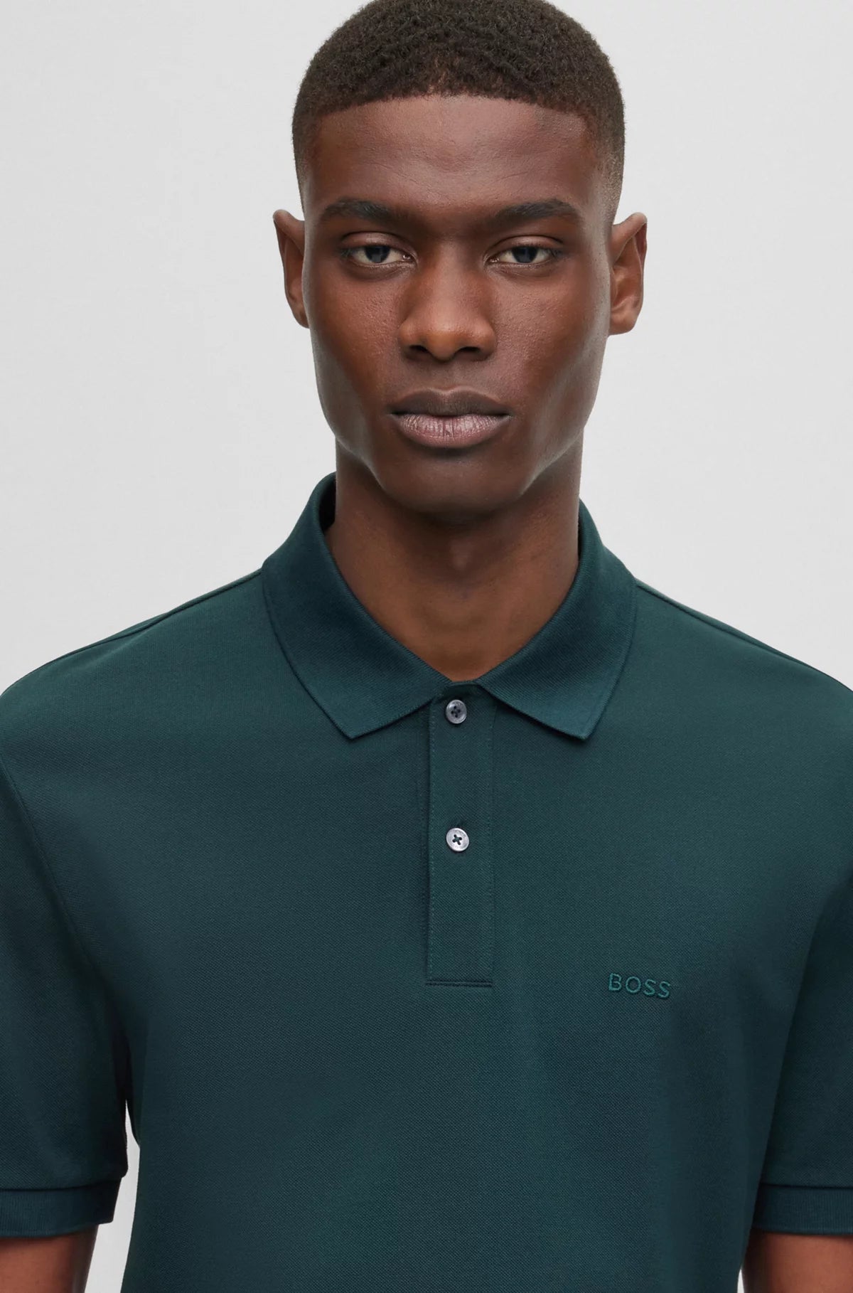 Hugo boss green polo cheap