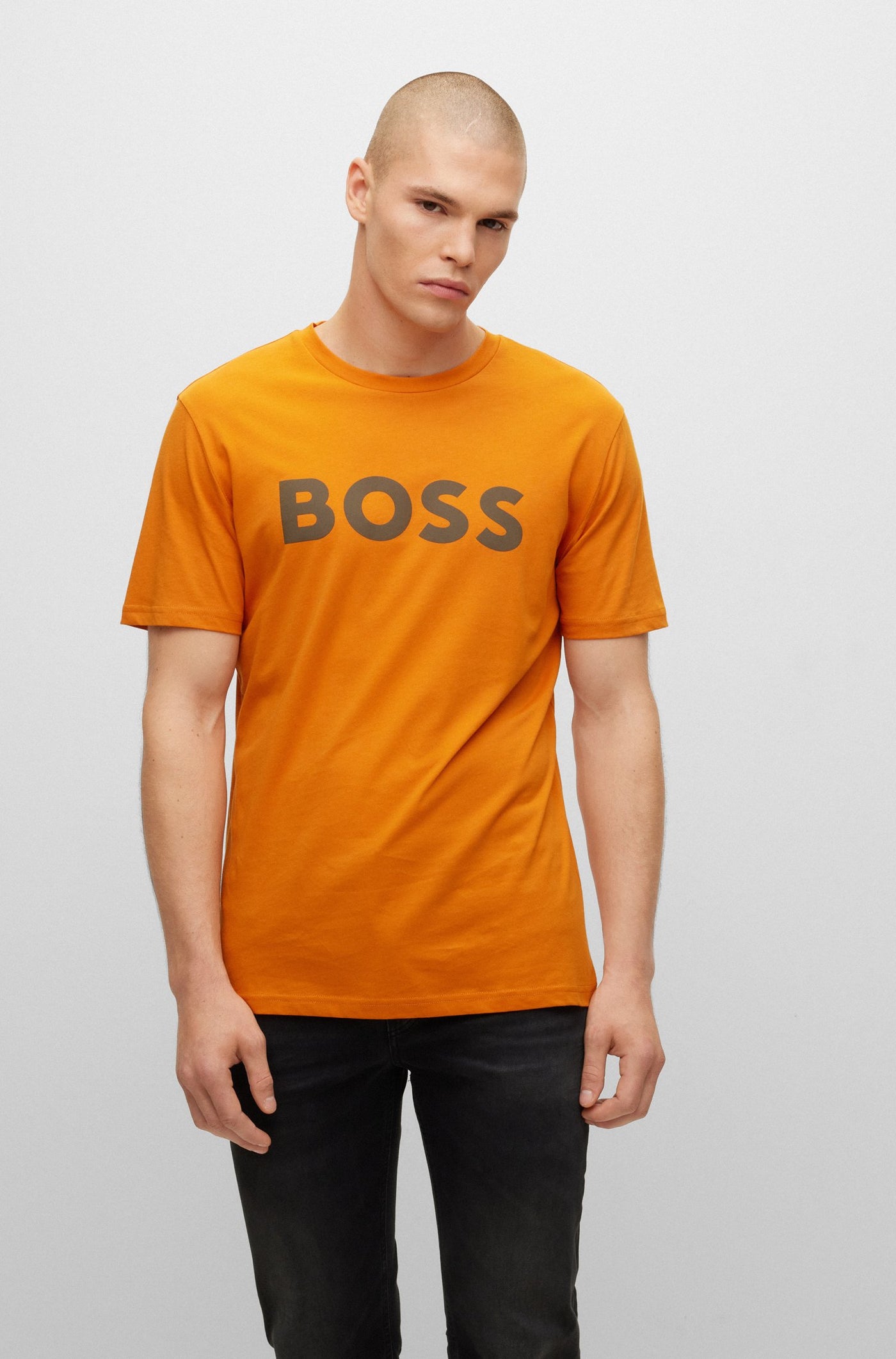 Men's Hugo Boss Thinking 1 T-shirt - Orange
