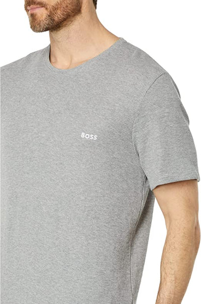 Men's Hugo Boss Waffle T-shirt - Grey