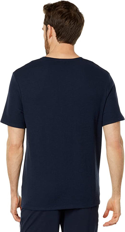 Men's Hugo Boss Waffle T-shirt - Navy