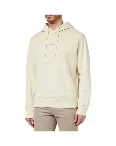 Men's Hugo Boss Wefade Hoodie - Cream