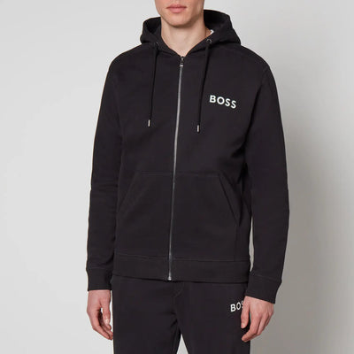 Men's Hugo Boss Zelogox Zipup Hoodie - Black