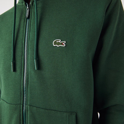 Men's Lacoste  Zipup Sweatshirt - Green