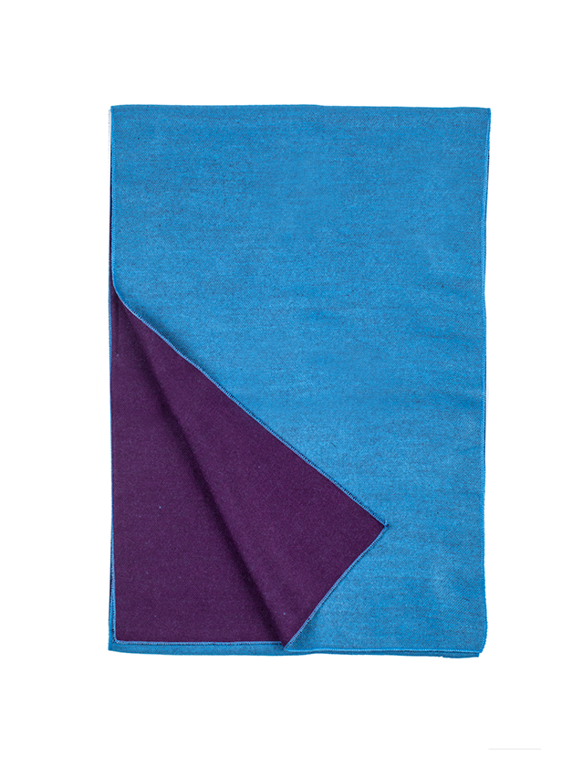 Two-Toned Scarf in Blue/Purple