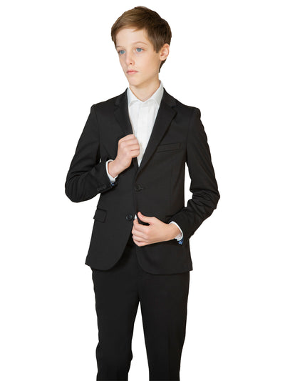 Boy's Soho Stretch Suit - Black