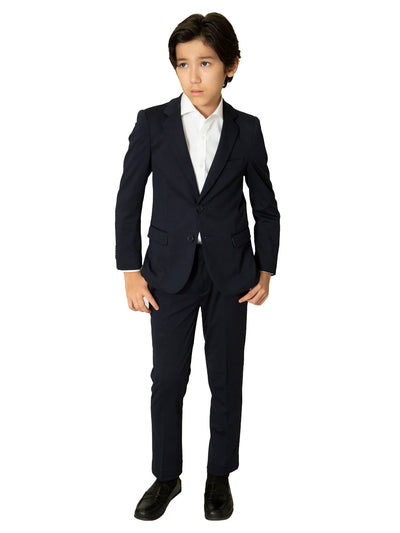 Boy's Soho Stretch Suit - Navy