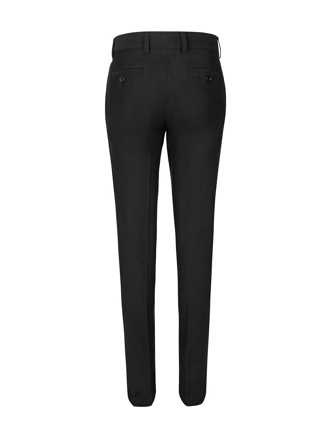 Black Casual Five Pocket Style Stretch Pants