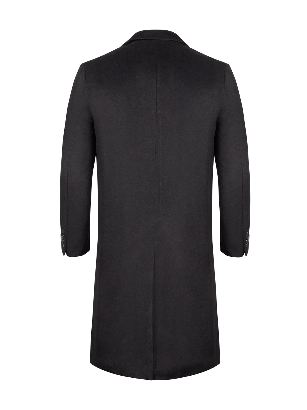 Men's Charlotte Wool Long Down Coat - Black