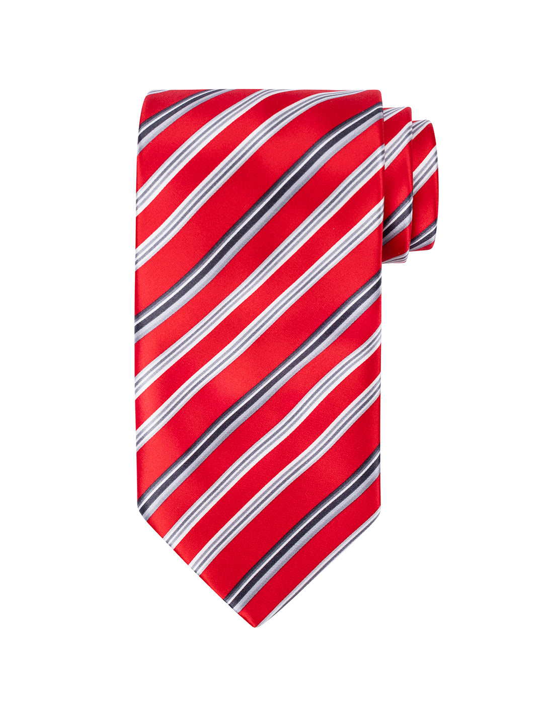 Men's Stefano Ricci Stripe Tie - Red