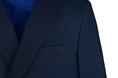 Insignia Blue Pique Suit
